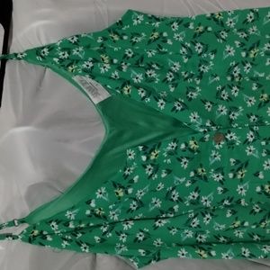 Sienna sky green floral maxi dress